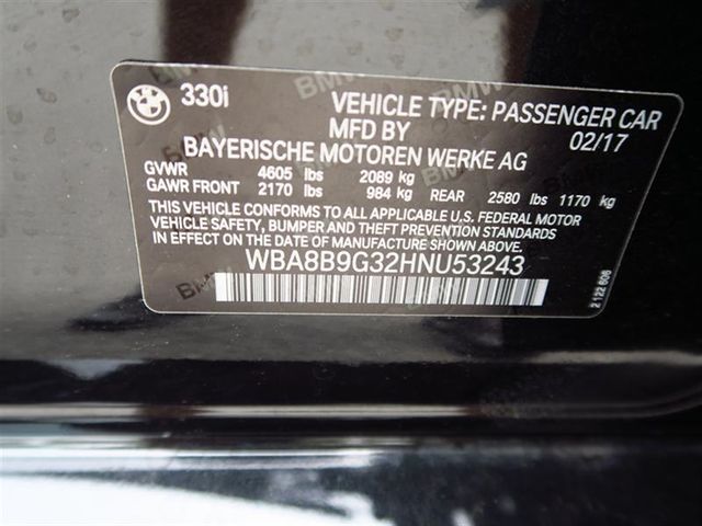 2017 BMW 3 Series 330i - 16968762 - 31