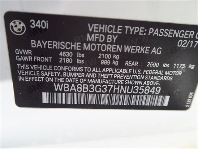 2017 BMW 3 Series 340i - 17046327 - 31