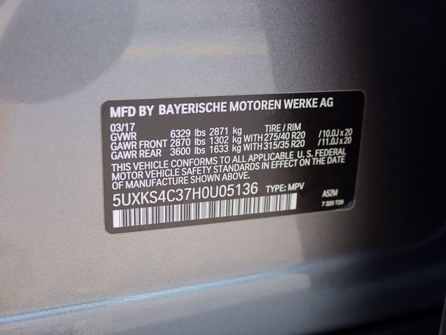 2017 BMW X5 xDrive35d Sports Activity Vehicle - 22893146 - 33