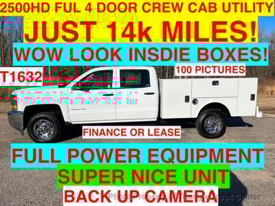 2017 Chevrolet 2500HD 14k MILES FULL 4 DR CREW UTILITY! POWER EQ