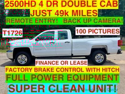 2017 Chevrolet 2500HD DOUBLE CAB JUST 49k MILES! LOADED!