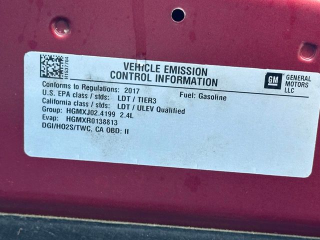 2017 Chevrolet Equinox FWD 4dr LT w/1LT - 22909638 - 30