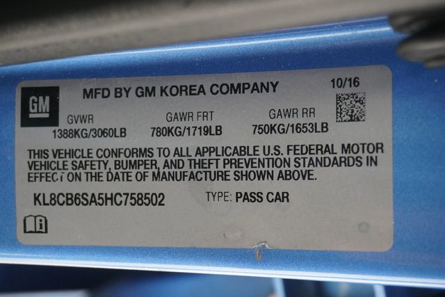 2017 Chevrolet Spark 5dr Hatchback CVT LS - 22915140 - 21