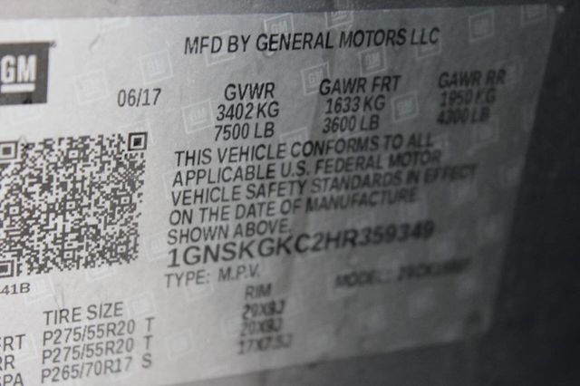 2017 Chevrolet Suburban 4WD 4dr 1500 LS - 22919935 - 31