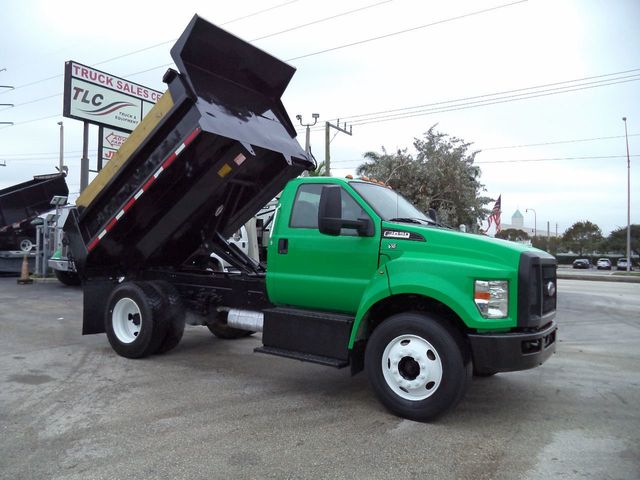 2017 Ford F650 10FT MASON CONTRACTORS DUMP TRUCK..25,950lb GVWR. - 22286899 - 1