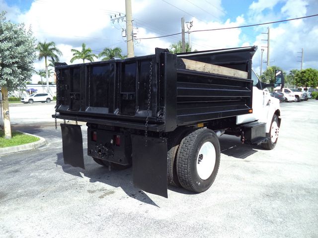 2017 Ford F650 w/ 10ft Dump Truck Steel Trash Dump Body - 22917974 - 9