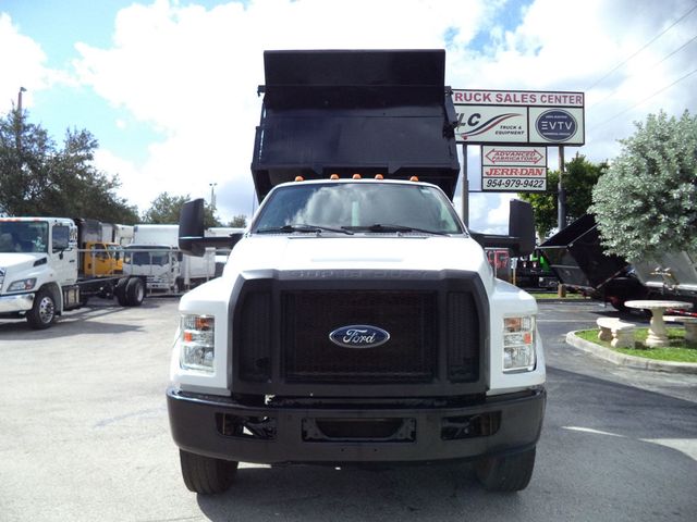 2017 Ford F650 w/ 10ft Dump Truck Steel Trash Dump Body - 22917974 - 17