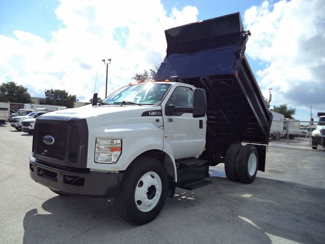 2017 Ford F650 w/ 10ft Dump Truck Steel Trash Dump Body - 22917974 - 18
