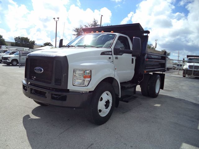 2017 Ford F650 w/ 10ft Dump Truck Steel Trash Dump Body - 22917974 - 2
