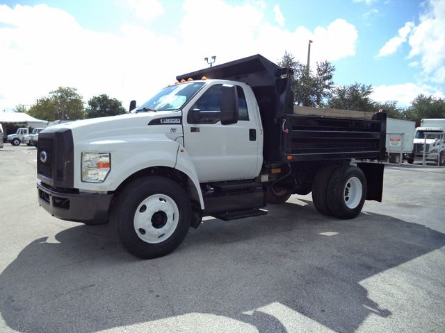 2017 Ford F650 w/ 10ft Dump Truck Steel Trash Dump Body - 22917974 - 3
