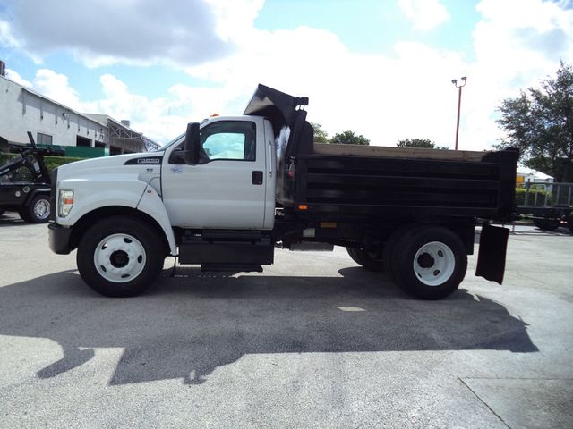 2017 Ford F650 w/ 10ft Dump Truck Steel Trash Dump Body - 22917974 - 4
