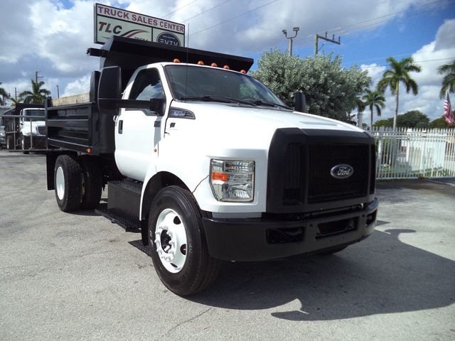 2017 Ford F650 w/ 10ft Dump Truck Steel Trash Dump Body - 22917974 - 6