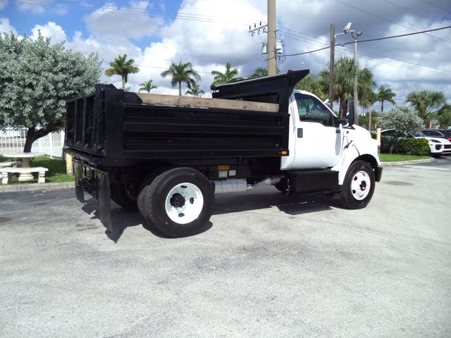 2017 Ford F650 w/ 10ft Dump Truck Steel Trash Dump Body - 22917974 - 8