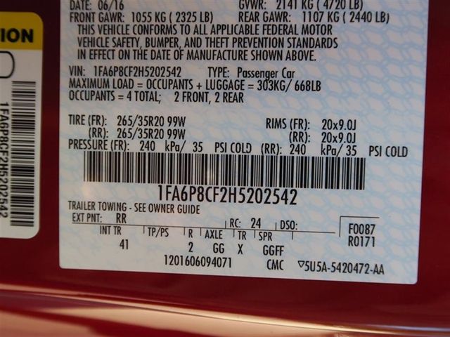 2017 Ford Mustang GT Premium Fastback - 17086395 - 31