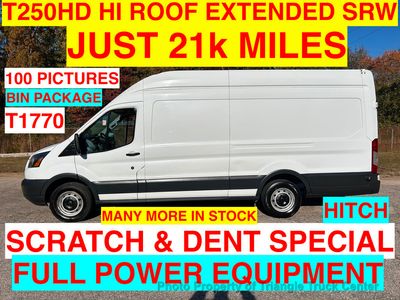 2017 Ford T250HD TRANSIT CARGO VAN BIN STORAGE PKG! JUST 21k