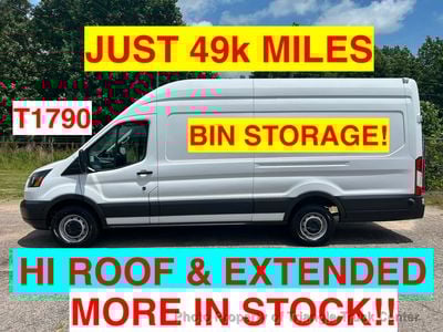 2017 Ford TRANSIT T250HD HIGH ROOF EXTENDED JUST 49k MILES!