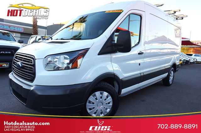 2017 Ford Transit Van T-250, MEDIUM ROOF, LOW MILES, SHELF BIN ORGANIZER,LADDER RACK   - 22938879 - 0