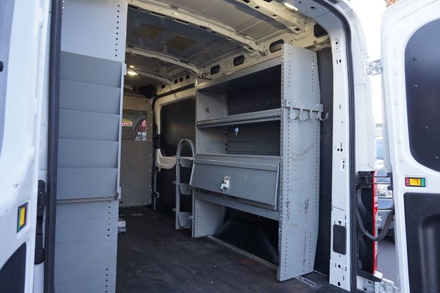 2017 Ford Transit Van T-250, MEDIUM ROOF, LOW MILES, SHELF BIN ORGANIZER,LADDER RACK   - 22938879 - 9