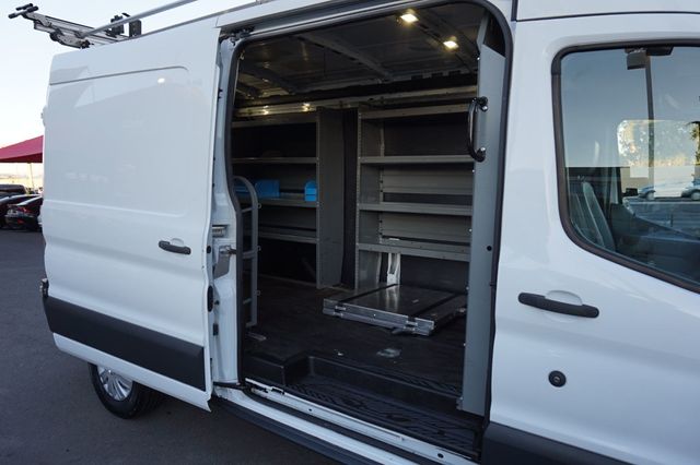 2017 Ford Transit Van T-250, MEDIUM ROOF, LOW MILES, SHELF BIN ORGANIZER,LADDER RACK   - 22938879 - 11