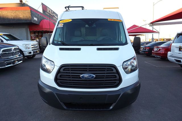 2017 Ford Transit Van T-250, MEDIUM ROOF, LOW MILES, SHELF BIN ORGANIZER,LADDER RACK   - 22938879 - 2