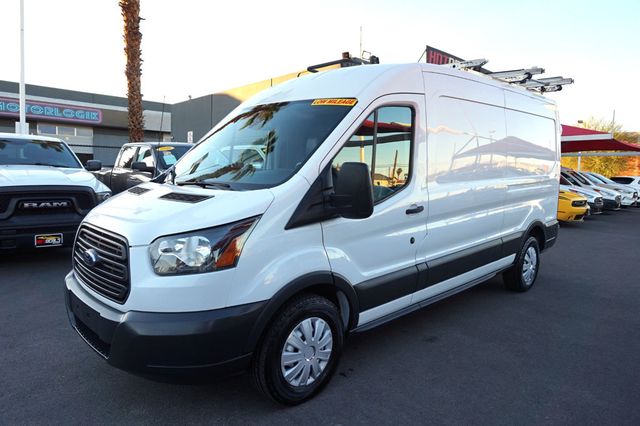 2017 Ford Transit Van T-250, MEDIUM ROOF, LOW MILES, SHELF BIN ORGANIZER,LADDER RACK   - 22938879 - 3