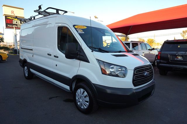 2017 Ford Transit Van T-250, MEDIUM ROOF, LOW MILES, SHELF BIN ORGANIZER,LADDER RACK   - 22938879 - 4