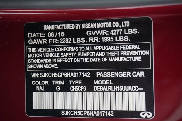 2017 INFINITI QX30 Premium FWD - 22875889 - 29