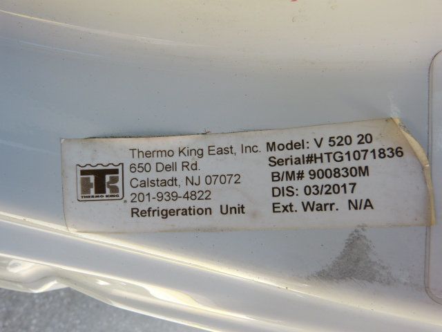 2017 Isuzu NQR 5.2L 4CYL. TURBO DIESEL*TILT CAB*DRW*16FT REFRIGERATED BOX TRUCK - 22807572 - 41