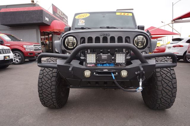 2017 Jeep Wrangler Unlimited LIFTED, SPORT, 4X4, PREMIUM WHEELS, ALL TERRAIN TIRES, HARD TOP - 22905950 - 11