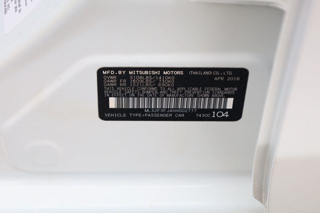 2017 Mitsubishi Mirage G4 ES - 22936608 - 10