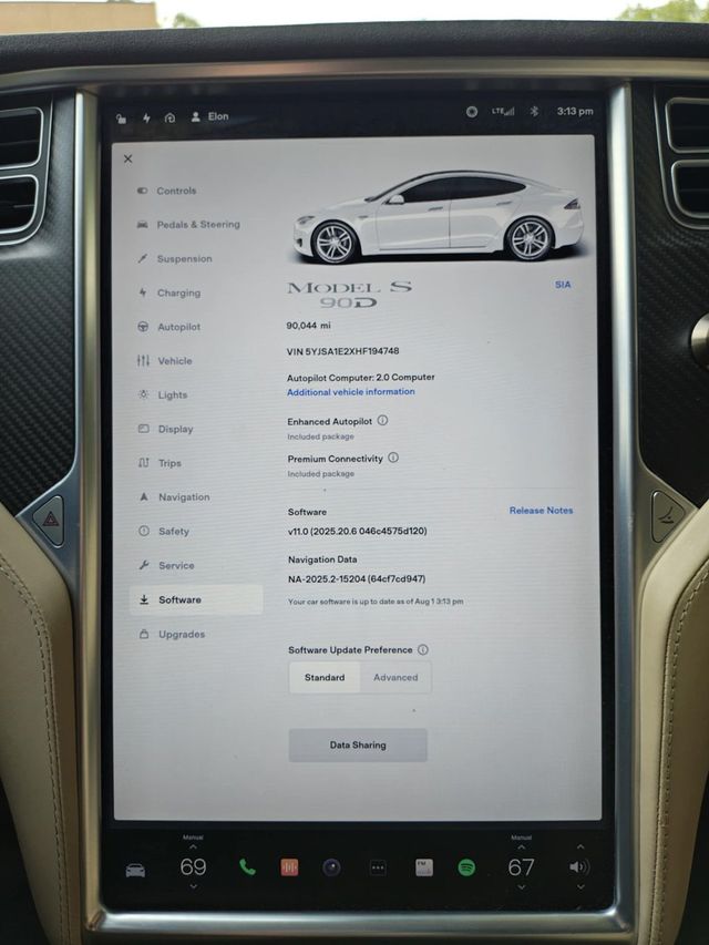 2017 Tesla Model S Tesla Model S 90 D - Full Leather - 22895379 - 23