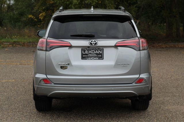 2017 Toyota RAV4 ONE OWNER AWD PLATINUM W/ ENTUNE PREM AUDIO/NAVIGATION, LEATHER  - 22918542 - 4
