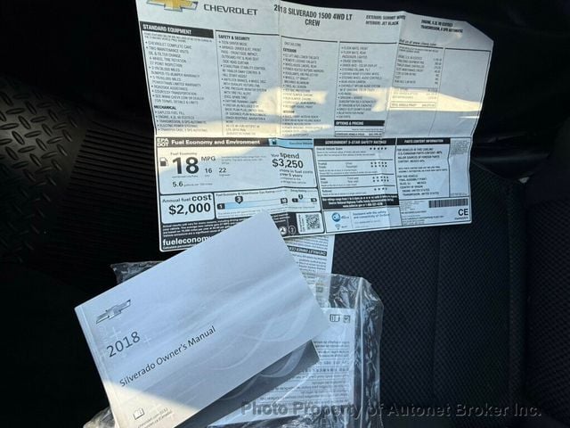 2018 Chevrolet Silverado 1500 4WD Crew Cab 143.5" LT w/1LT - 22906561 - 61