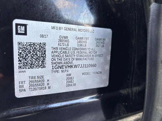 2018 Chevrolet Traverse AWD 4dr LT Leather w/3LT - 22936463 - 39