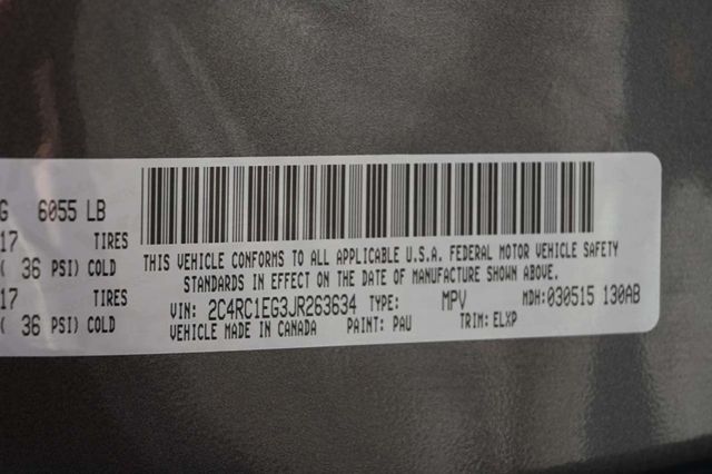 2018 Chrysler Pacifica Touring L Plus FWD - 22940398 - 33