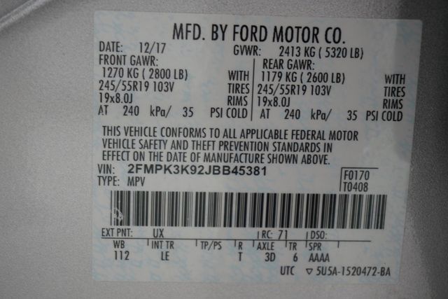 2018 Ford Edge Titanium FWD - 22917630 - 30