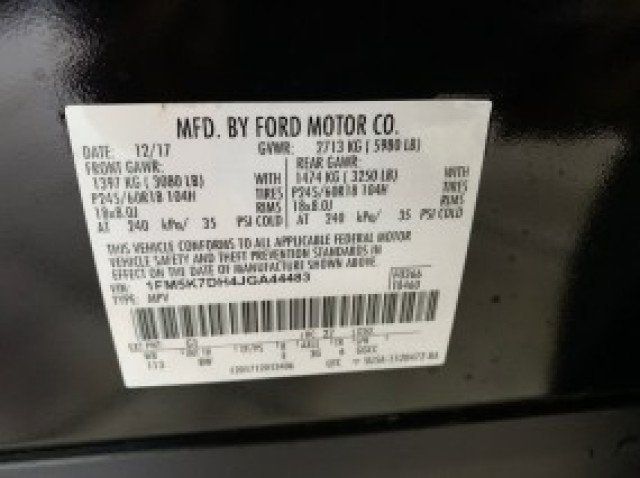2018 Ford Explorer XLT FWD - 21690894 - 42