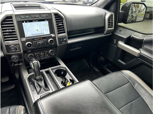 2018 Ford F150 SuperCrew Cab RAPTOR 4X4 NAV BACK UP CAM DUAL SUN ROOF CLEAN - 22928676 - 18