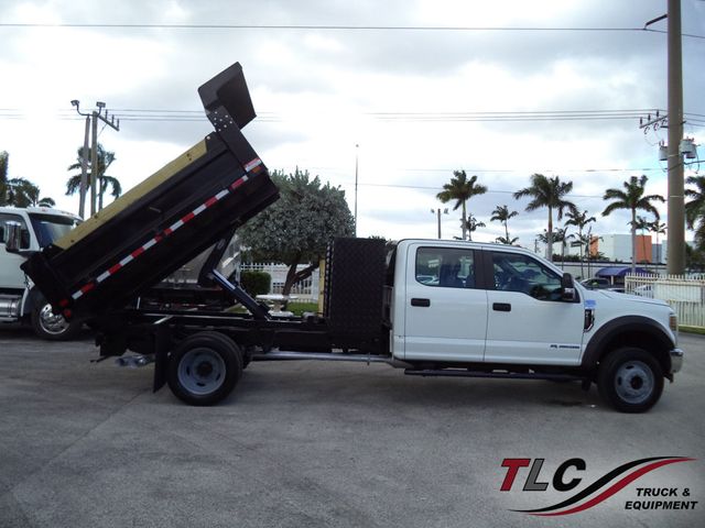 2018 Ford F550 w/ NEW 10ft Dump Truck Steel Mason Dump Body - 22929542 - 0