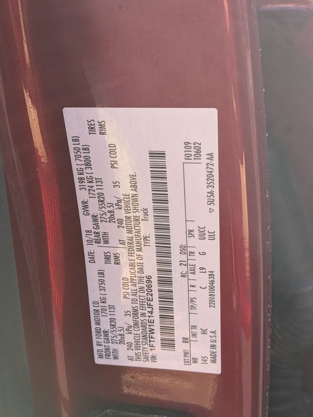 2018 Ford F-150  - 22783639 - 29