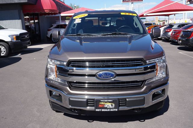 2018 Ford F-150 LARIAT, 4X4, PREMIUM WHEELS, RUNNING BOARDS, NAVIGATION - 22933571 - 9