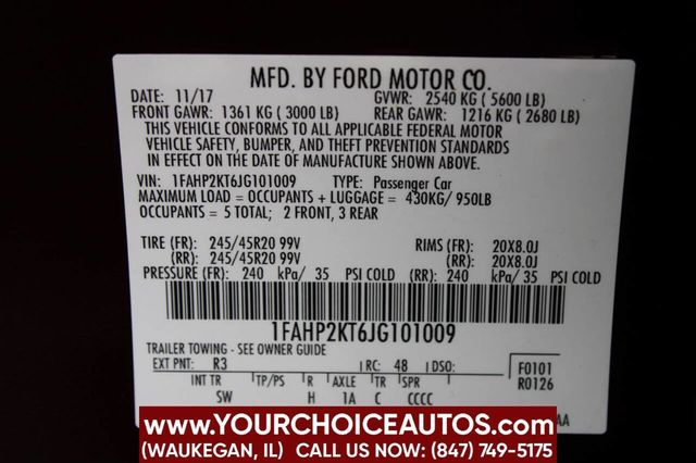 2018 Ford Taurus SHO AWD - 22912347 - 35