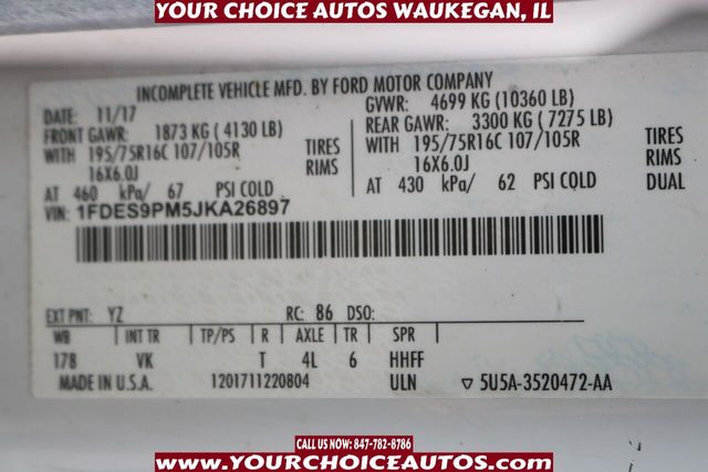 2018 Ford Transit Cutaway T-350 DRW 178" WB 10360 GVWR - 21546152 - 34