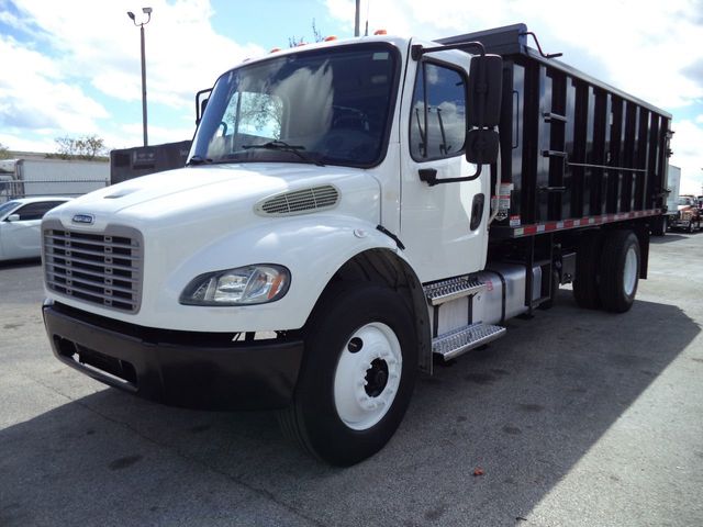 2018 Freightliner Business Class M2 106 w/ New 18ft Steel Trash Dump Body Landscape Dump Truck - 22323092 - 1