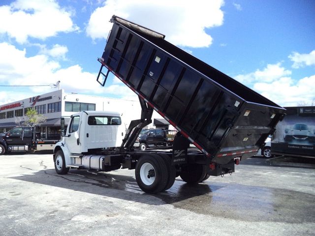 2018 Freightliner Business Class M2 106 w/ New 18ft Steel Trash Dump Body Landscape Dump Truck - 22323092 - 24