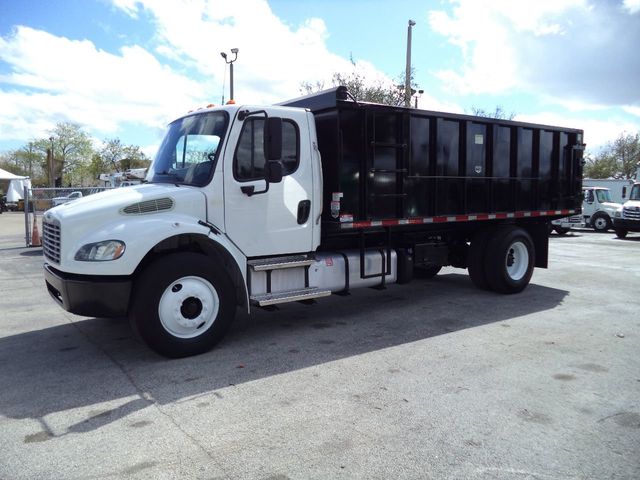 2018 Freightliner Business Class M2 106 w/ New 18ft Steel Trash Dump Body Landscape Dump Truck - 22323092 - 2