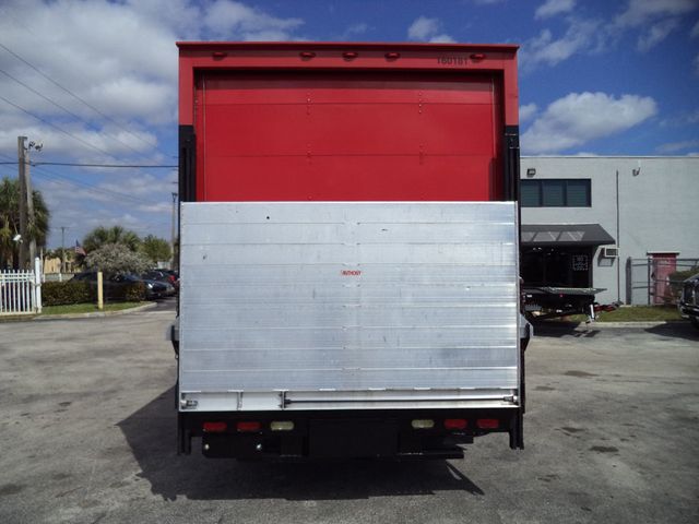 2018 Isuzu NPR HD 16FT DRY BOX TRUCK. ALUMINUM RAIL GATE - 22359103 - 18