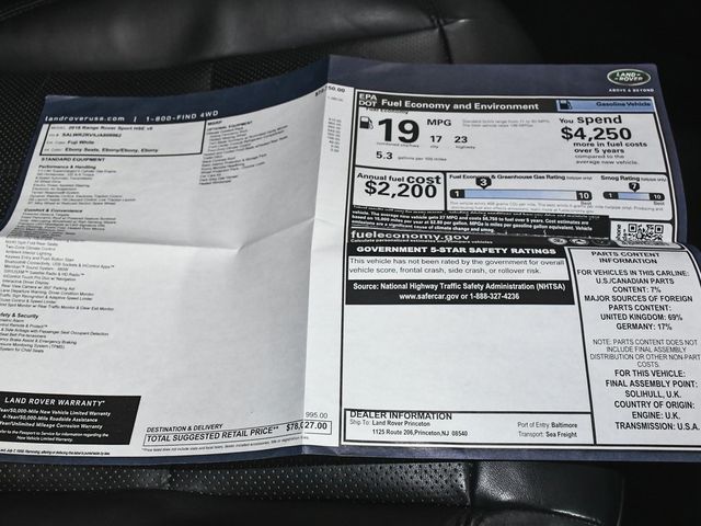 2018 Land Rover Range Rover Sport HSE - 22907354 - 59