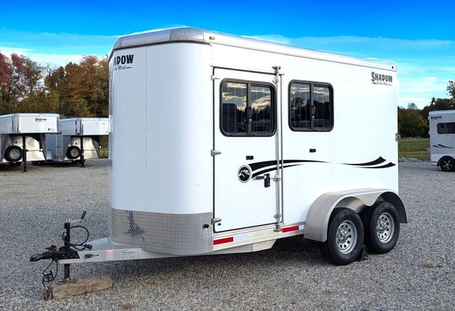 2018 Shadow 2 Horse Slant with Drop Feed Windows & Ramp  - 22936505 - 0