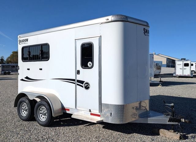 2018 Shadow 2 Horse Slant with Drop Feed Windows & Ramp  - 22936505 - 1